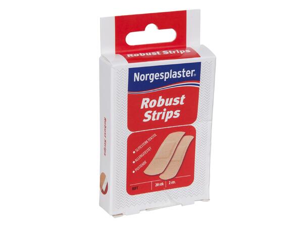 NORGESPLASTER Robust Strips 1st 20-pack textilplåster